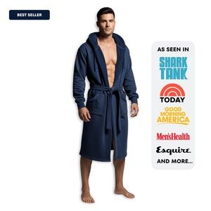 NWT Dude Robe Hooded Robe Size Small/Medium